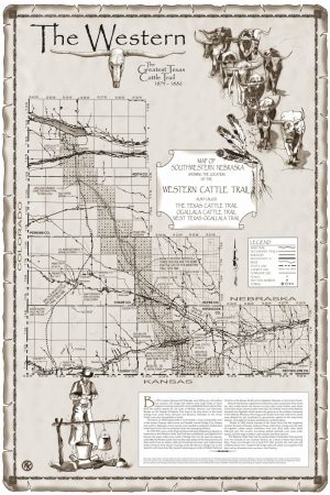 Western Cattle Trail in Southwestern Nebraska